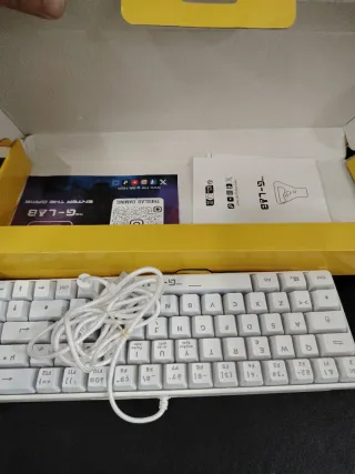 Combo Teclado y Ratón Gaming G-Lab Hydrogen