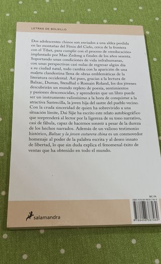 Balzac y la joven costurera china - Dai Sijie