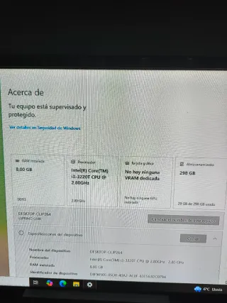 Mini PC Fujitsu Intel i3 Win 10 Pro