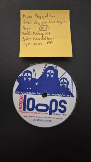 Recycled Loops - Reloop 001 Vinilo Techno.