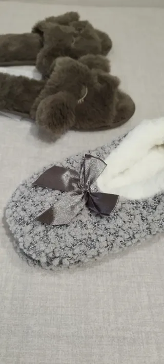 Lote zapatillas casa n°38-39