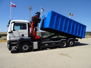 MAN TGS 26 320-CAMIONES GANCHO+GRUA