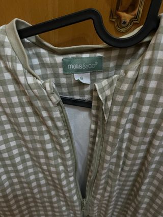 Pijama Molis & Co cuadros verde y blanco talla 6