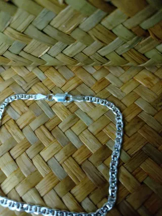 Pulsera de plata unisex