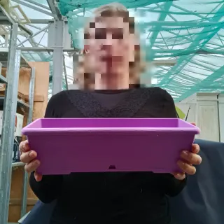 8 Vasi Balconette Lilla 35cm