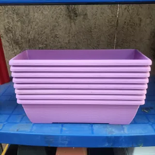 8 Vasi Balconette Lilla 35cm