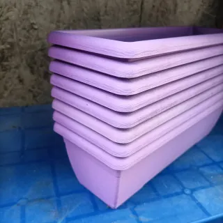 8 Vasi Balconette Lilla 35cm