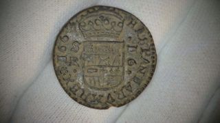 16 Maravedis Felipe IV 1663 Sevilla