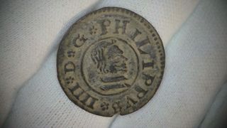 16 Maravedis Felipe IV 1663 Sevilla