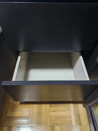 PACK de Canapé, colchón, mesilla y dos estanterías