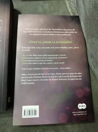 Trilogía maravilloso desastre, inevitable desastr.