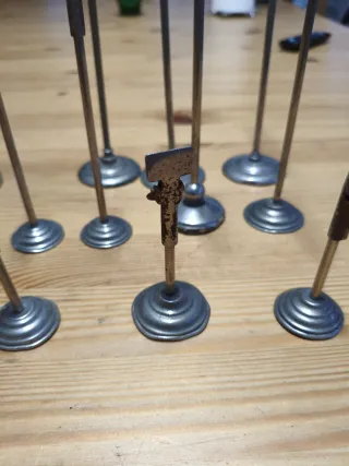 Expositores antiguos de tienda parisinos siglo XIX