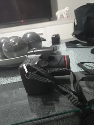 Cámara digital negra