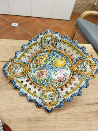 Centro tavola ceramica Caltagirone