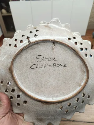 Centro tavola ceramica Caltagirone