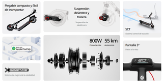 Patinete Eléctrico Segway Ninebot E3 PRO SIN ABRIR