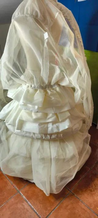 Can Can Fallera Adulta Blanco