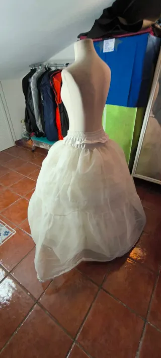 Can Can Fallera Adulta Blanco