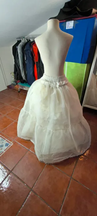 Can Can Fallera Adulta Blanco