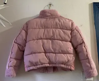 Giacca imbottita pelliccia sintetica 8/9 anni