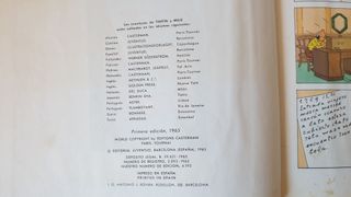 Tintin – El Loto Azul - 1a Edicion