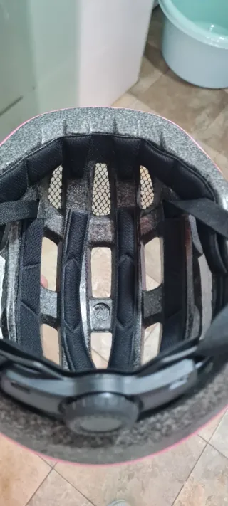 Casco de bici infantil rosa Sawyer Bikes