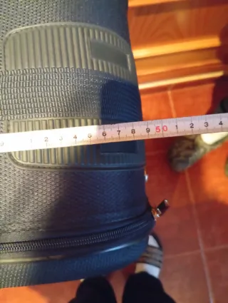 Maleta grande azul/gris