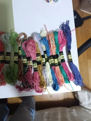 45 Madejas Hilo Bordar Punto de  Cruz Cross Stitch