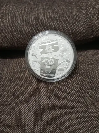 Onza de plata Bob Esponja 25 Aniversario