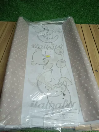 Italbaby - Cambiador de 2 lados, de suave PVC Gris