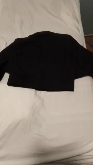 Giacca donna lana nera poncho