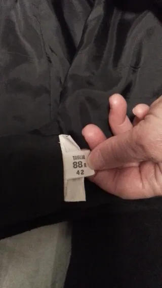 Giacca donna lana nera poncho