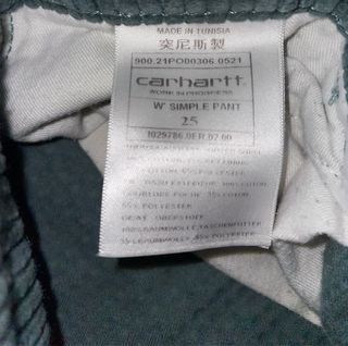 Pantaloni Carhartt a costine verdi