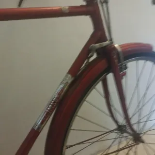 Bicicleta Clásica Roja Gimson