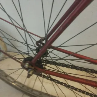 Bicicleta Clásica Roja Gimson