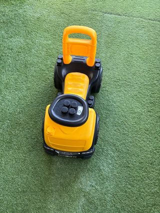 Cochecito camión amarillo y negro