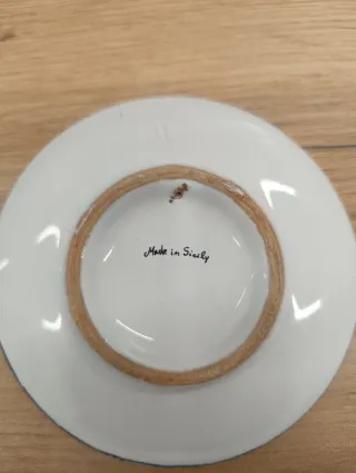 Piatto decorativo Malta in ceramica