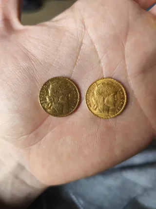 20 Francos Franceses Gallo Oro