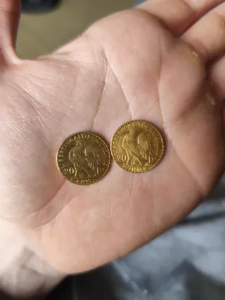 20 Francos Franceses Gallo Oro