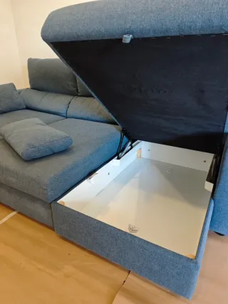 SOFA CAMA IKEA ESKILSTUNA AZUL