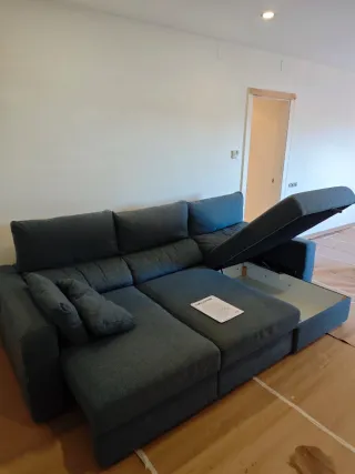 SOFA CAMA IKEA ESKILSTUNA AZUL