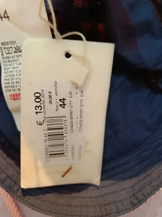 Gorrito bebé rayas con ratón Catimini