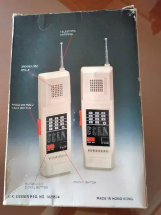 Walkie Talkie Vintage Combat Communicators