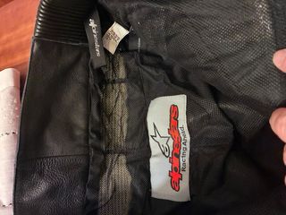 Pantalón Moto Cuero Alpinestars T.38