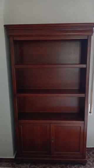 Conjunto cabecero, mesilla y librería