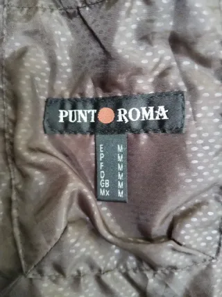 Capa imitación piel marron y blanca