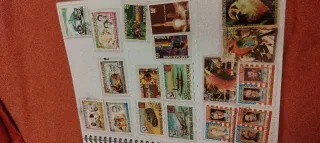 Circa 200 Francobolli Serie Complete Ottimi