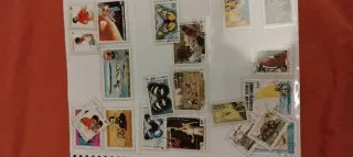 Circa 200 Francobolli Serie Complete Ottimi