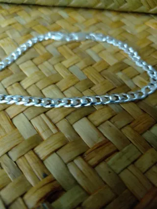 Pulsera Plata Barbada