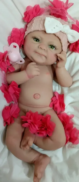 Bebé Reborn Silicona 38 cm